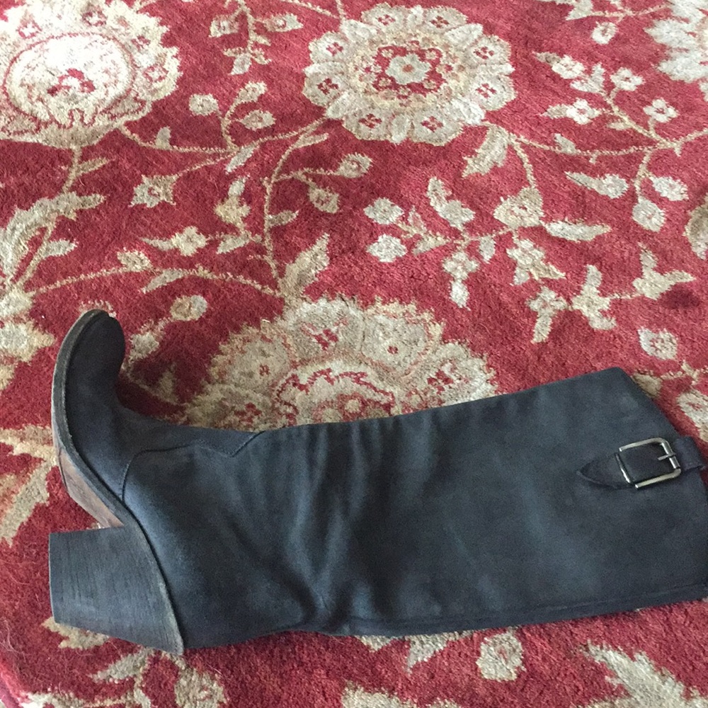 Black tall boots